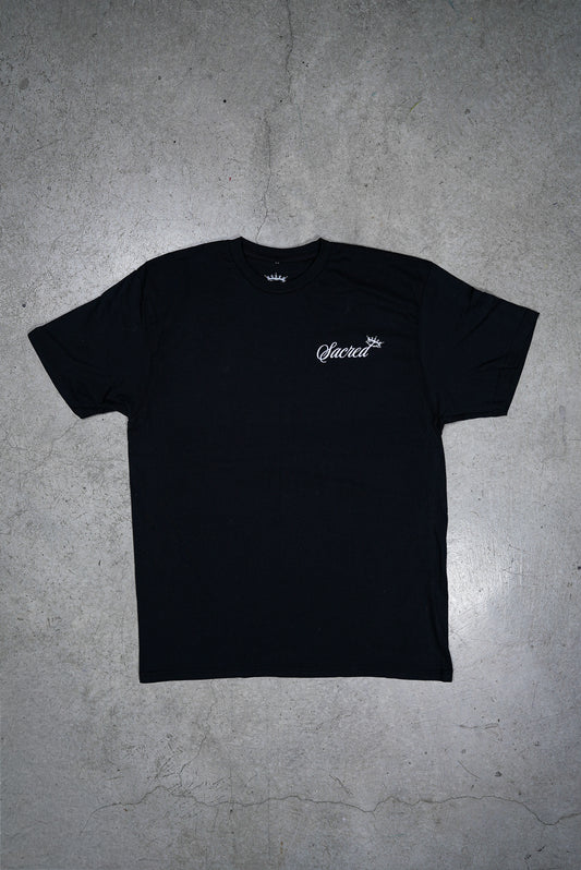 PYP Cursive Premium Tee Black