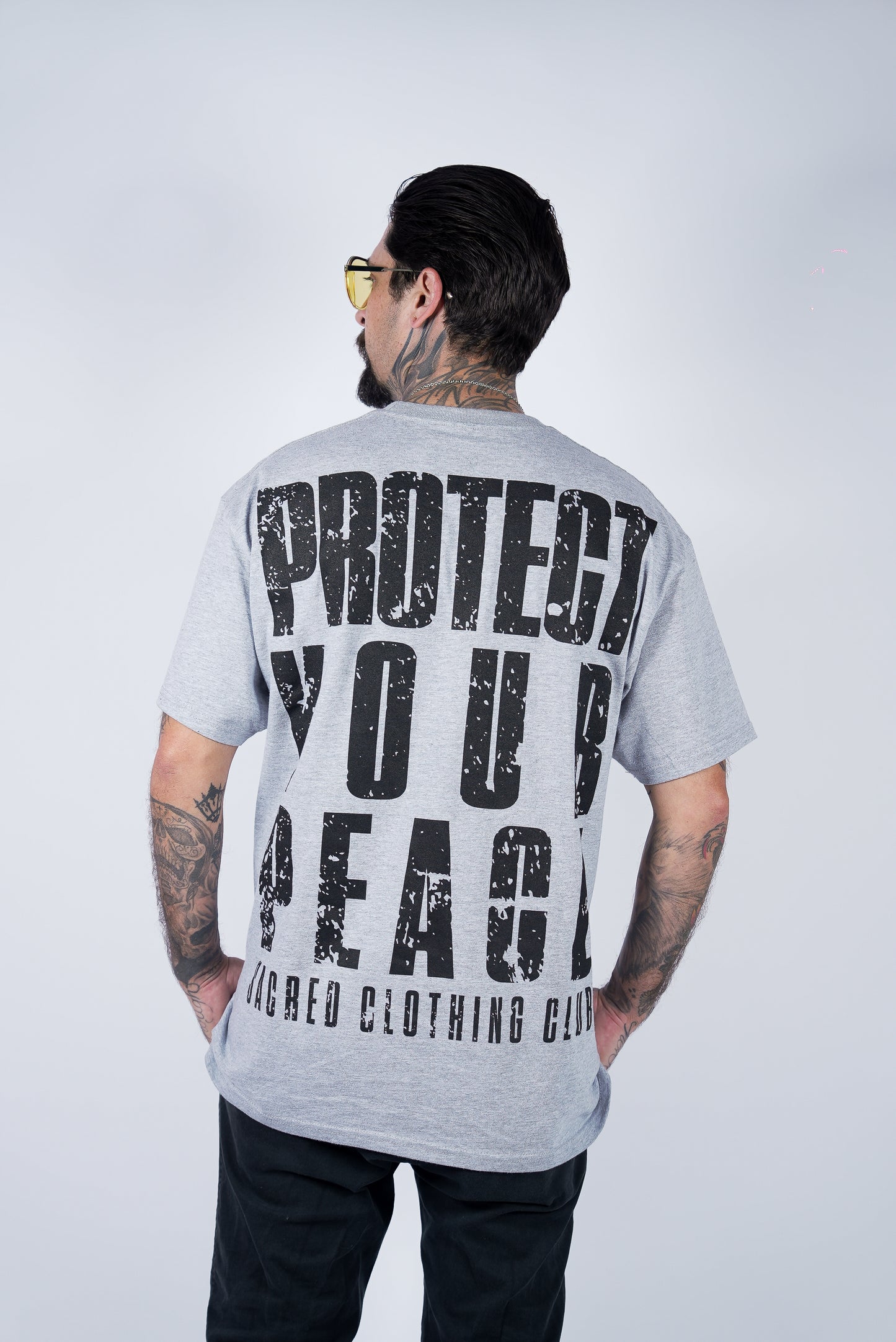 PYP Jumbo Print Premium Tee Heather Grey