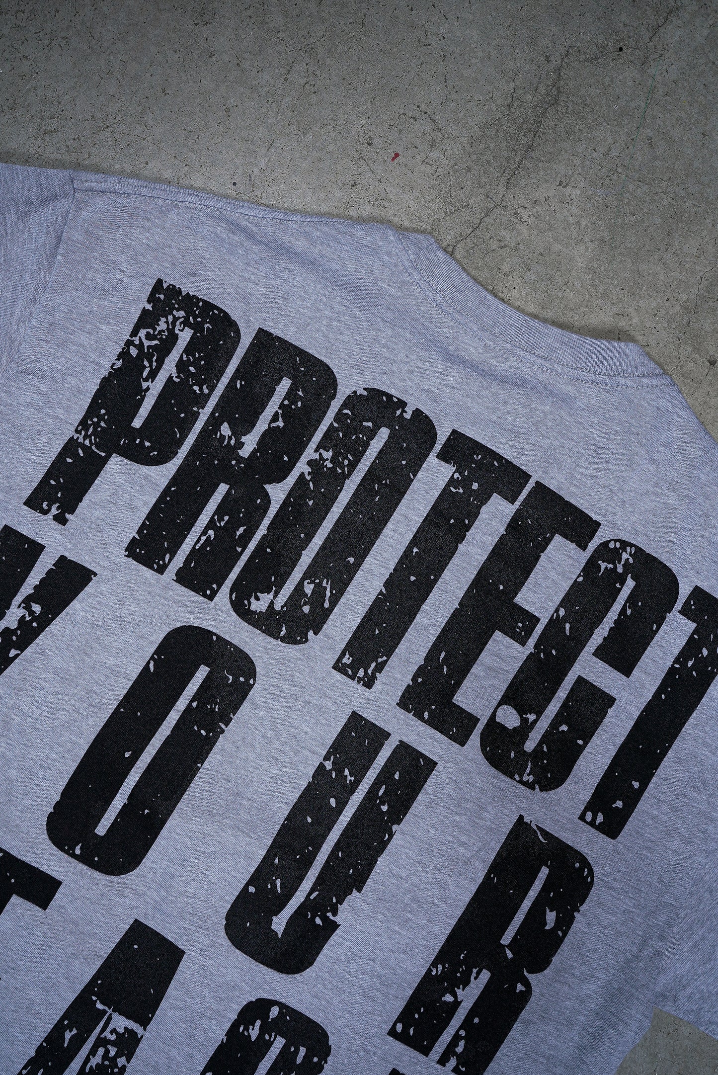 PYP Jumbo Print Premium Tee Heather Grey