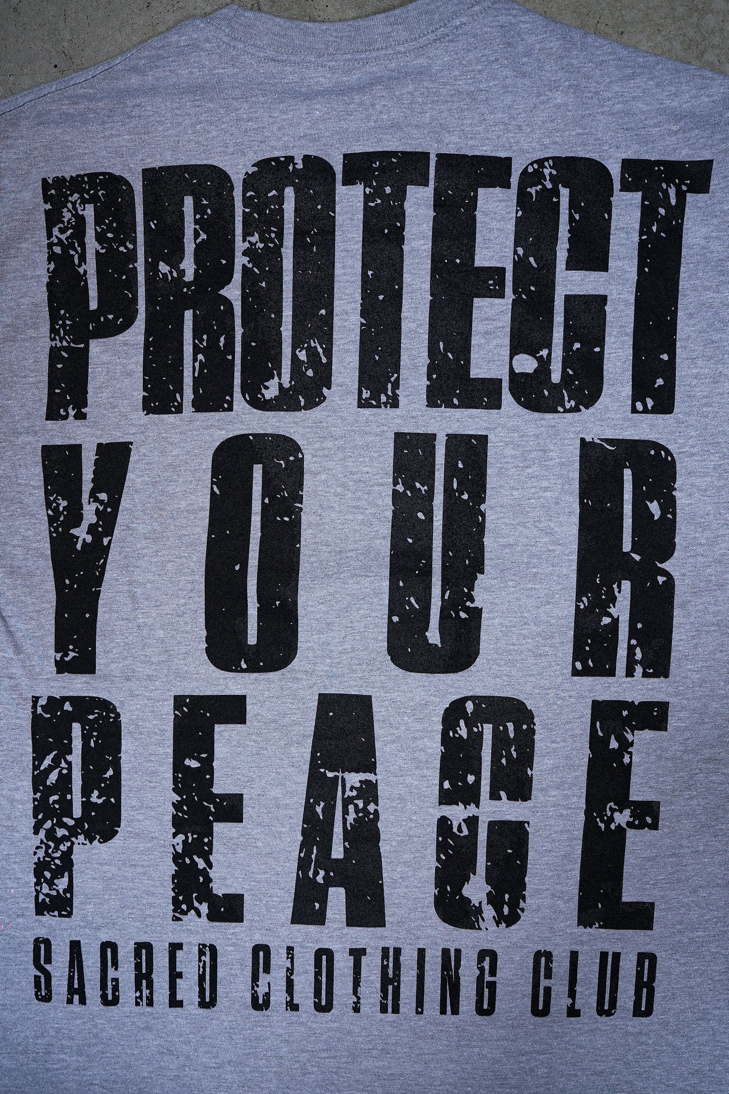 PYP Jumbo Print Premium Tee Heather Grey