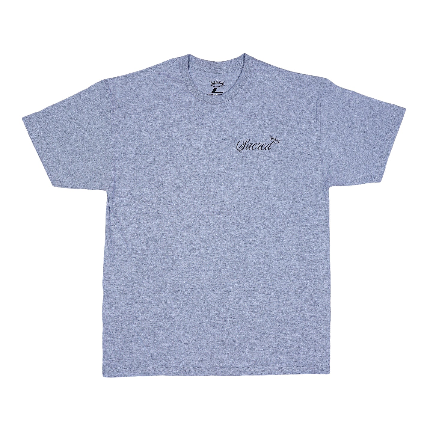 PYP Cursive Premium Tee Heather Grey