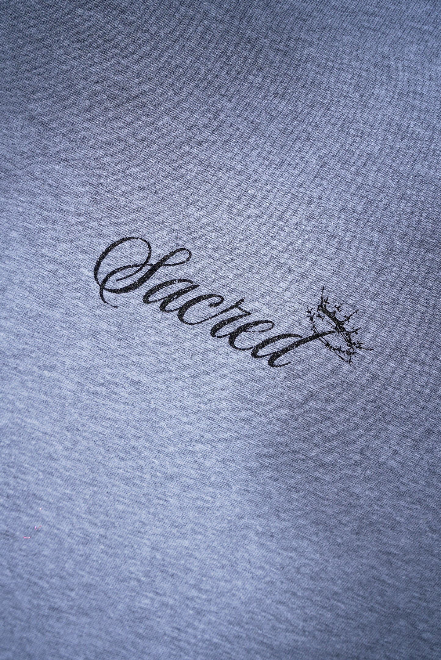 PYP Cursive Premium Tee Heather Grey