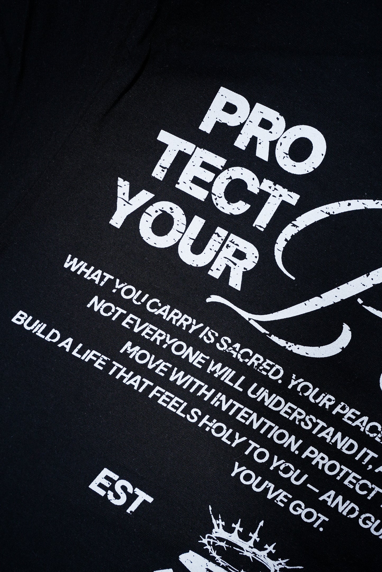 PYP Cursive Premium Tee Black