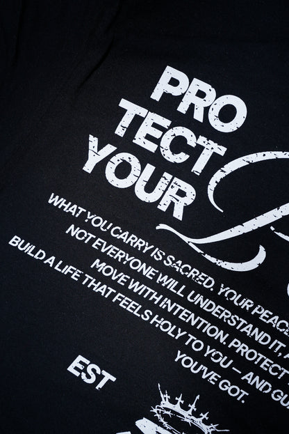 PYP Cursive Premium Tee Black