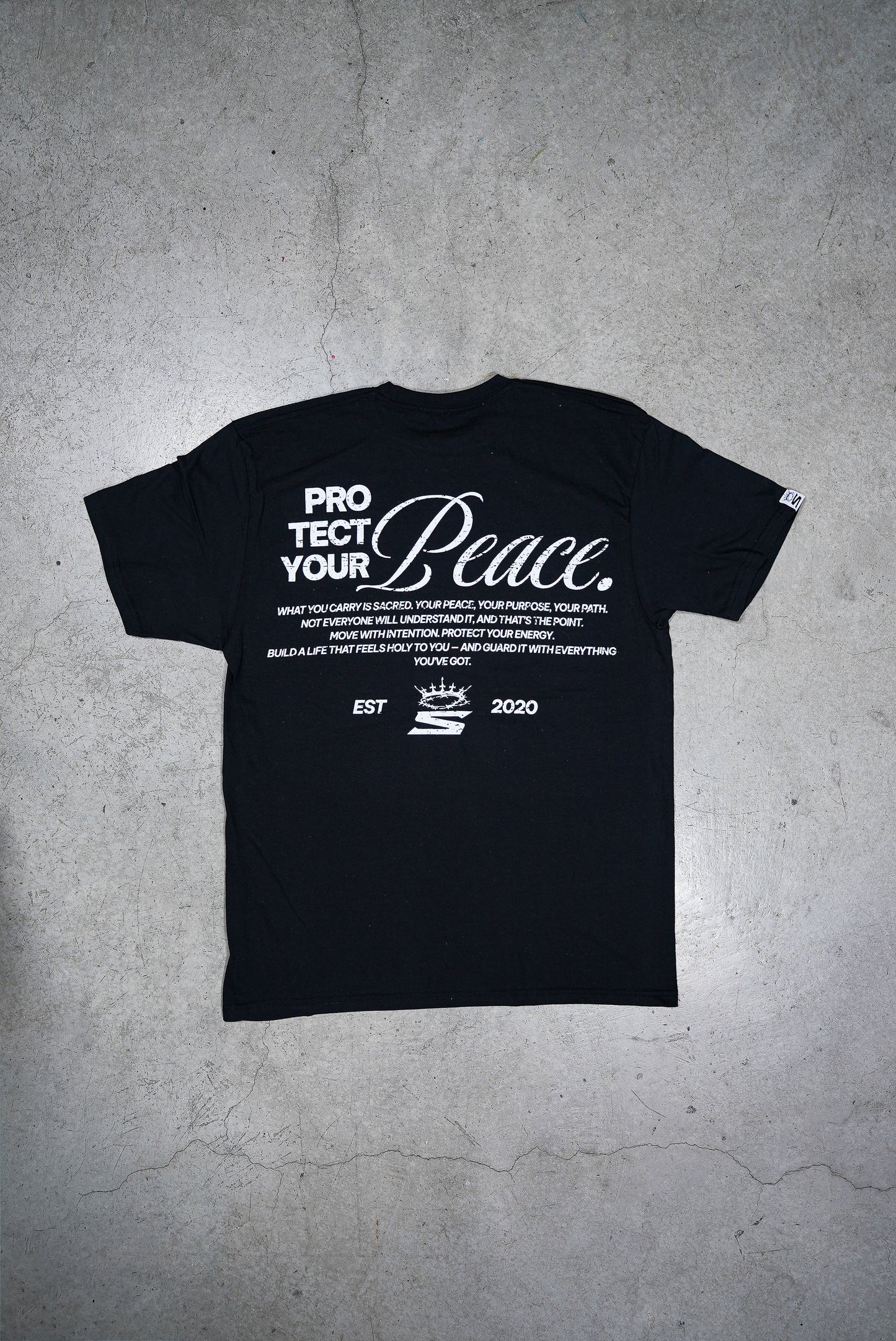 PYP Cursive Premium Tee Black