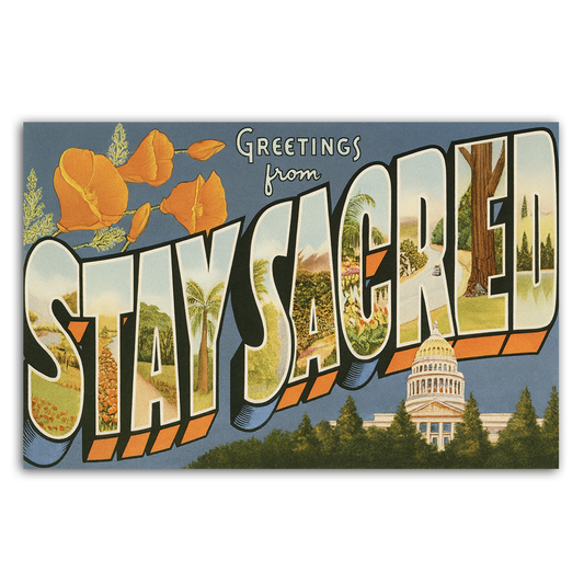 5x3 Greetings Sticker